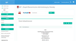 Desktop Screenshot of bip.zeao.polanow.pl